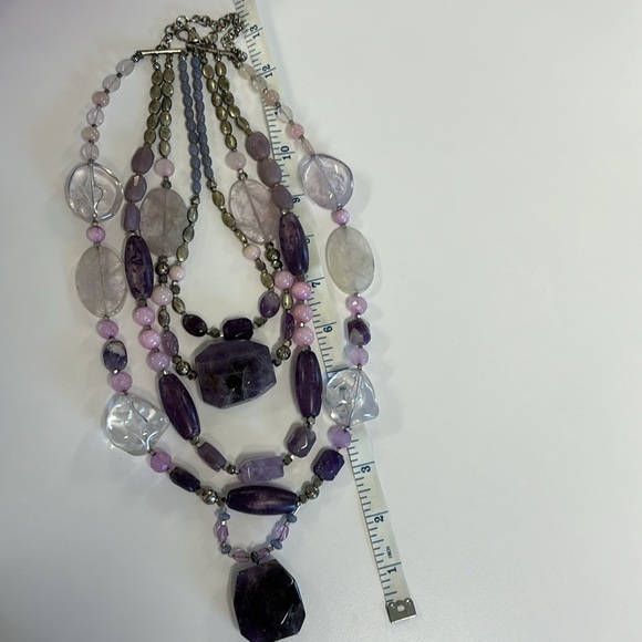 Chicos natural amethyst stone necklace. - Picture 7 of 8